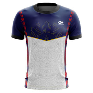 Media manga Pakistán hizo diseño OEM ODM 2024 peso ligero mejor calidad hombres sublimación camiseta en Color sólido - Product Image 3