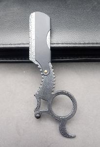 Navaja de Afeitar Profesional de un Solo Dedo, Manual, de Filo Recto, con una Sola Hoja, Desechable, para Barbería y Salón, para Afeitar y Cortar la Barba para Hombres, por LCI - Product Image 4