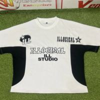 Kaos Pria Desain Terbaru Custom Patch O-Neck Regular Fit 100% Katun Cepat Kering Bernapas untuk Pesta Kualitas Terbaik