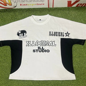 Camiseta de Fiesta para Hombre, Cuello Redondo, Corte Regular, Diseño Vintage con Lavado Ácido, Impresión DTG, Parche Desgastado, Nueva Llegada, Mejor Calidad - Product Image 1