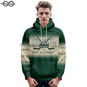 Sudadera con capucha de hockey personalizada Sudadera con capucha de gradiente de hockey personalizada Nombre y número personalizado Regalo Hombres Mujeres Jóvenes - Product Image 3