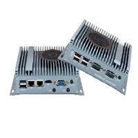 Intel Core I3/i5/i7 CPU 32G, memori ringkas dapat diandalkan aplikasi industri tanpa kipas komputer tertanam Mini VGA kinerja tinggi