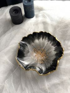 Bol à salade en résine pour la cuisine et la table, nouveau design, bol de service en résine, fait à la main, vaisselle pour la maison et le jardin, personnalisation - Product Image 2