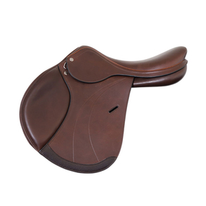 Sillín inglés de alto rendimiento para montar a caballo, diseño de asiento profundo, material de cuero de primera calidad, ideal para doma o salto - Product Image 1