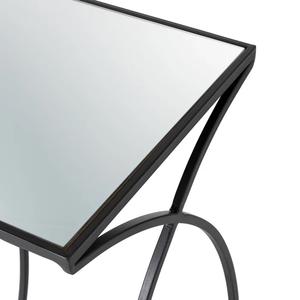 Meubles sur mesure de haute qualité Table gigogne en verre Table d'appoint en métal pour la décoration de bureau à domicile Tables basses en gros - Product Image 2