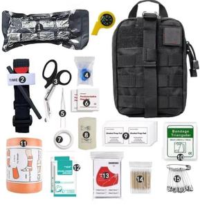 ชุดอุปกรณ์ปฐมพยาบาลทางยุทธวิธีอเนกประสงค์สำหรับขายส่ง อุปกรณ์ตั้งแคมป์ฉุกเฉินกลางแจ้ง พร้อมกระเป๋าอเนกประสงค์ ผลิตภัณฑ์เพื่อความปลอดภัย - Product Image 2