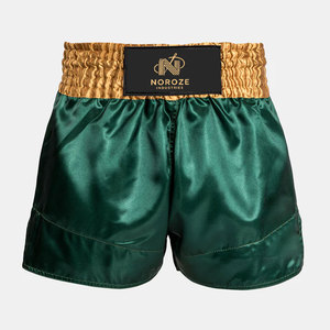 Pantalones cortos de Muay Thai para hombre de calle alta hechos en Pakistán cómodos con cierre elástico de cintura media diseño de contraste de Color ecológico - Product Image 1