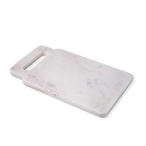 Planche à découper minimaliste blanche et élégante Dalle de découpe de designer de qualité supérieure pour la préparation des aliments et l'affichage de table dans la cuisine - Product Image 3