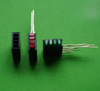 Le fabricant chinois offre une lampe à LED de boîtier d'indicateur de carte de Circuit imprimé bicolore rouge et vert à quatre niveaux