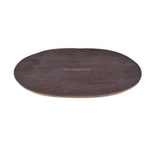 Plateau de service ovale en bois de manguier naturel, design nouveau, artisanal, poli, style américain, pour la cuisine, les fêtes, modèle IHA IHAT303 - Product Image 1