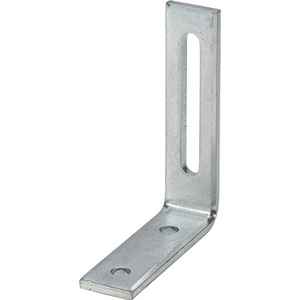 VORMANN Blue Zinc-Plated Steel Adjustable Bracket 80 X 65 mm Length 20 mm Width 4 mm Thickness Storage Holders <b>Racks</b> Pack Size - Product Image 1