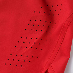 Pantalones cortos deportivos de entrenamiento para hombre, algodón y poliéster, hechos con cierre elástico de cintura media, patrón sólido, Etiqueta Privada - Product Image 3