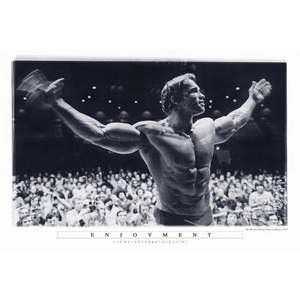 Póster de Arnold Schwarzenegger de estilo moderno, decoración de pared hecha de papel - Product Image 1