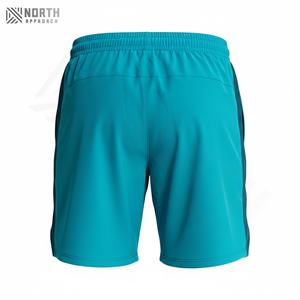 กางเกงขาสั้นลำลองผู้ชาย คุณภาพสูง ผ้าโพลีเอสเตอร์/คอตตอน แห้งเร็ว ระบายอากาศดี มีกระเป๋าข้าง รับสกรีนโลโก้ ทรงหลวม - Product Image 3