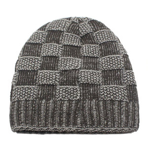 Lightweight Stretchy Wool/Cotton Jacquard Beanie Hats Warm Winter Outdoor Image Customizable Soft Comfortable Headwear - Product Image 2