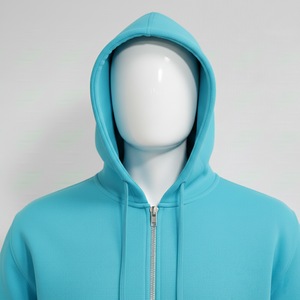 Sudaderas con capucha personalizadas de alta calidad para hombre, con cremallera, lisas, extragrandes, de forro polar, estilo holgado, de gran venta - Product Image 5