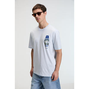 GRIMELANGE SAVOR เสื้อยืดคอกลมพิมพ์ลายผ้าฝ้าย 100% สำหรับผู้ชาย - Product Image 4