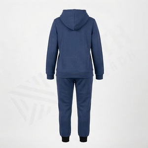 Professional Winter Women's Hooded Tracksuit <b>Set</b> Gym High Quality 100% Cotton Contrast Hoodies <b>Sweatpants</b> <b>Sets</b> Athletic - Product Image 2