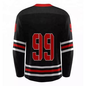 Camiseta de hockey sobre hielo personalizada de alta calidad, camisetas de hockey impresas por sublimación con logotipos personalizados, el mejor Material - Product Image 4