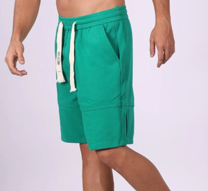 Pantalones Cortos Deportivos para Hombre, Hasta la Rodilla, 100% Algodón, Tejido de Punto Piqué, Diseño Personalizado con Logotipo, Cintura Alta, Estilo Casual, Ropa Deportiva - Product Image 1