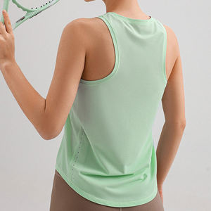 เสื้อยืดเล่นเทนนิสสำหรับผู้หญิงเสื้อกล้ามเล่นกีฬาเล่นยิมเล่นกีฬาทำจากโพลีเอสเตอร์ออกแบบได้ตามที่ต้องการฤดูร้อน - Product Image 2