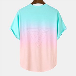 Camiseta Sublimada para Hombre, Último Modelo, 100% Algodón/Poliéster, Estilo Urbano, Transpirable, Moda de Verano, Color Sublimado - Product Image 4