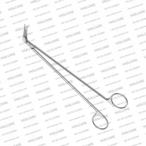 Ciseaux Potts Smith 25, 45, 60 coudés sur le côté, longueur totale 190mm en acier inoxydable allemand par Vaslcare - Product Image 2