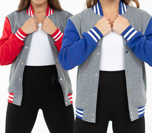 เสื้อแจ็กเก็ตใส่ได้ทั้งชายและหญิงมาใหม่เสื้อแจ็กเก็ตเลตเทอร์แมนใส่สบายแห้งเร็วสำหรับฤดูใบไม้ร่วงและฤดูหนาว - Product Image 1