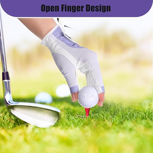 Guantes de Golf para Mujer, Cuero Cabretta Premium, Ajuste Delgado, Transpirables, Impresión de Logotipo Personalizado Disponible, Fabricante Mayorista - Product Image 5