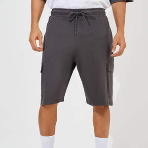 ชุดเสื้อยืดและกางเกงขาสั้นผ้าฝ้ายน้ำหนักเบาสั่งทำพิเศษสำหรับผู้ใหญ่  รับสกรีนโลโก้ตามแบบสำหรับผู้ชาย เหมาะสำหรับฤดูร้อน เนื้อผ้าระบายอากาศได้ดี - Product Image 5