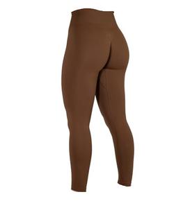 Hot Sale Spandex and Cotton Knit Fabric Gym Colourful <b>Leggings</b> No <b>Pockets</b> Yoga Pants Workout Tight Fit - Product Image 5