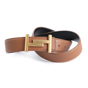 Cinturón de cintura de marca de diseñador de lujo para hombre, regalos de alta calidad para mujer, correa de vestido de cuero auténtico genuino para Jeans, cintura gris - Product Image 4