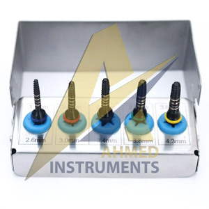 Wholesale Rate Bone Expander Kit 5 Pcs Screws Dental Implant Titanium Coated by SUAVE SURGICAL <b>INSTRUMENTS</b> - Product Image 1