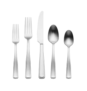 Juego de vajilla de cuchara de postre de acero inoxidable con estilo moderno, regalo de cubiertos de Metal, juego de cuchara de postre para fiesta de boda - Product Image 6