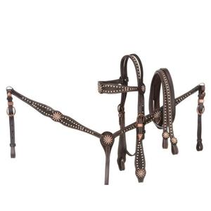 Serre-tête usinée Western avec matériel Brass-SS avec logo personnalisé salopette usinée Western au prix direct d'usine - Product Image 3