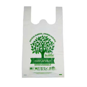 Camiseta biodegradable de alta calidad 100%, bolsa de plástico, materiales ecológicos y reciclados, precio competitivo para supermercados - Product Image 1