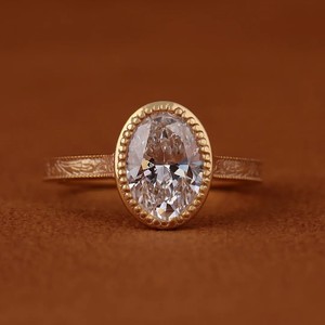 925 Silver Vintage <b>Ring</b> <b>Band</b> with 3Ct Oval Cut for GIA Moissanite Claw Setting Inlay Hip Hop Style Engagement <b>Ring</b> for Wedding - Product Image 1