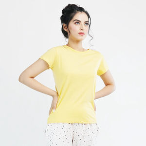 Cotton New Style Women T-Shirts in Stock Women T-Shirts Cotton Made Women T-Shirts Custom Logo And Design 2025 OEM Service - Product Image 5