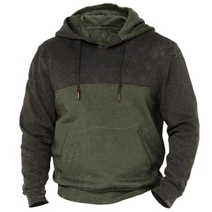 Sudadera con capucha de invierno para hombre, transpirable, de corte Regular, de lana bordada, de secado rápido, ropa deportiva sólida Vintage, informal a la moda - Product Image 2