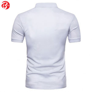 Estilo informal para hombre Patrón sólido para Polos Nuevo diseño Jersey transpirable Logotipo personalizado Estilo callejero - Product Image 5