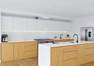 Quartz Slab Kitchen Dining Countertop Vanity <b>Top</b> 2cm 3cm Polished Flat Edge Cut to Size taj mahal cut to size Modern prefab - Product Image 3