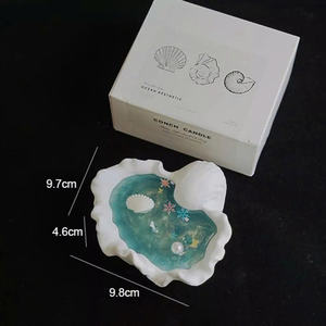 Vela de Concha Marina Hecha a Mano con Aroma Oceánico, Ideal para Regalo de Boda y Decoración del Hogar - Product Image 3