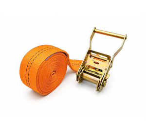 Sangle d'arrimage à cliquet sans fin Provina LS03 38 mm avec crochet en J, capacité de levage 1500 kg, résistance à la rupture 5000 kg, en polyester, certifiée CE - Product Image 6