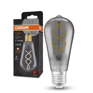 Lámpara de cristal en espiral LED Edison E27 4W 1800K vintage de 1906 (Osram 091315) - Product Image 2