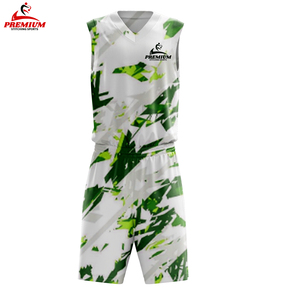 Wholesale Sublimation Classic Design Basketball Jersey Uniform Custom Men Quick Dry Mesh Reversible Basketball Uniform Set - Product Image 3