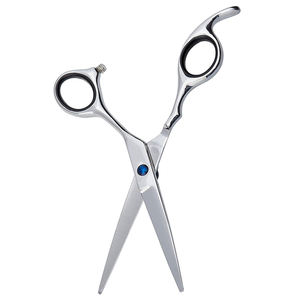 Ciseaux de coupe de cheveux en acier inoxydable Outils de coupe de cheveux durables avec vis réglable et repose-doigt - Product Image 5