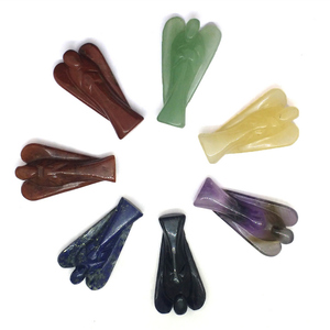 Multy Star Agate 2นิ้วแกะสลักหินนางฟ้ากึ่งมีค่างานฝีมือทำมือคุณภาพสูงขายส่งจากฮวงจุ้ยโลกกว้าง - Product Image 4