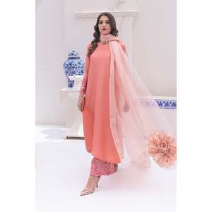 Ensemble chemise et dupatta en mousseline de soie Renee pour le printemps/été - Product Image 1