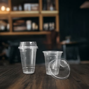 Usine de Quang Quan Viet Nam, gobelets en plastique jetables en gros, matériau PP/PET à paroi unique de 95mm pour servir des boissons froides - Product Image 6
