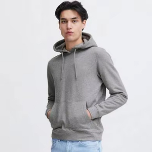 Jersey con logotipo de impresión personalizado de alta calidad, Sudadera con capucha sólida americana ajustada, 100% algodón, lana, invierno, bordado - Product Image 1